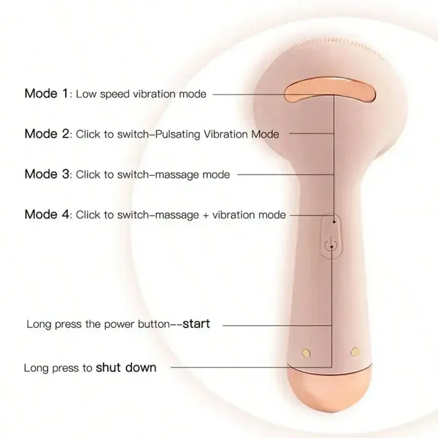 Electric Silicone Facial Brush