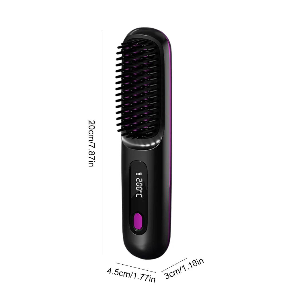 Cordless Hair Straightening Brush