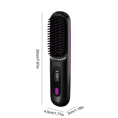 Cordless Hair Straightening Brush