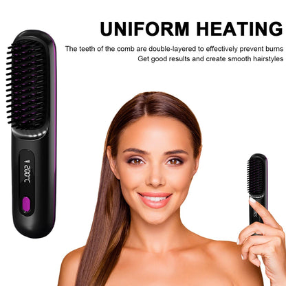 Cordless Hair Straightening Brush