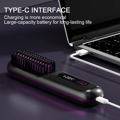 Cordless Hair Straightening Brush