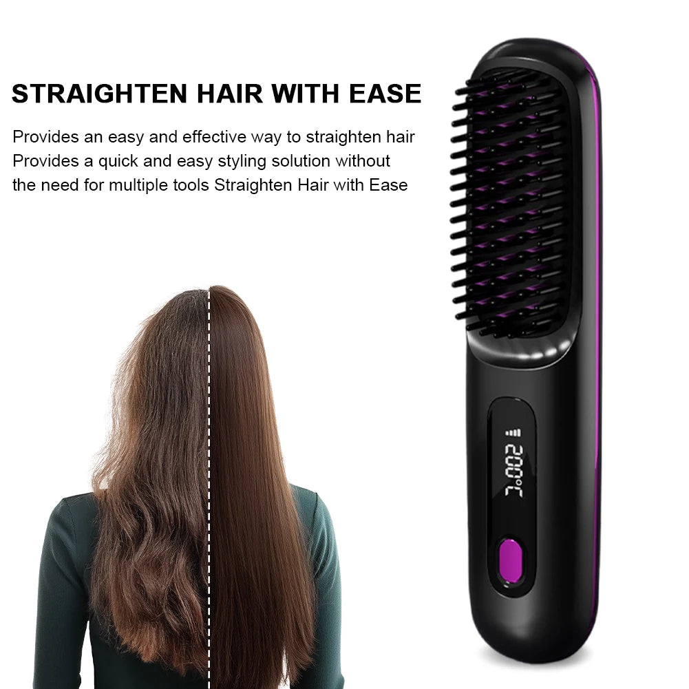 Cordless Hair Straightening Brush