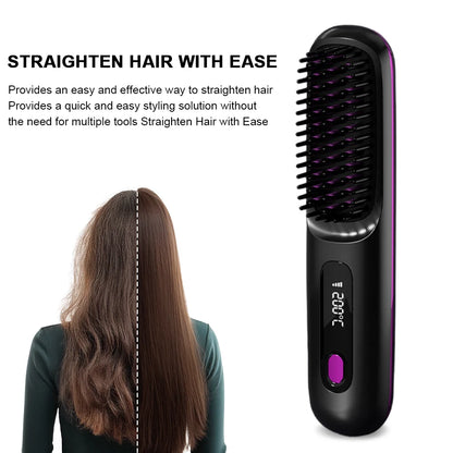 Cordless Hair Straightening Brush